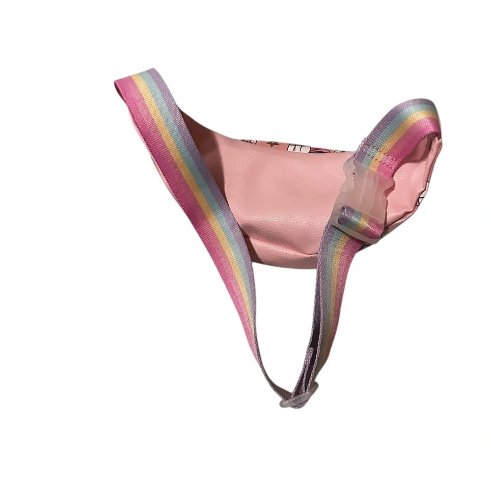 Unicorn Print Pink Fanny Pack